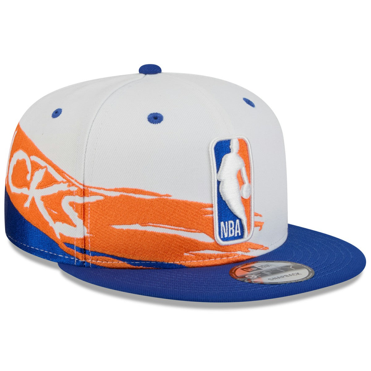 New Era New York Knicks 2026 NBA All-Star Game Brushstroke 9FIFTY Snapback Hat White/Blue