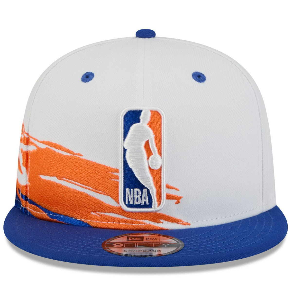 New Era New York Knicks 2026 NBA All-Star Game Brushstroke 9FIFTY Snapback Hat White/Blue
