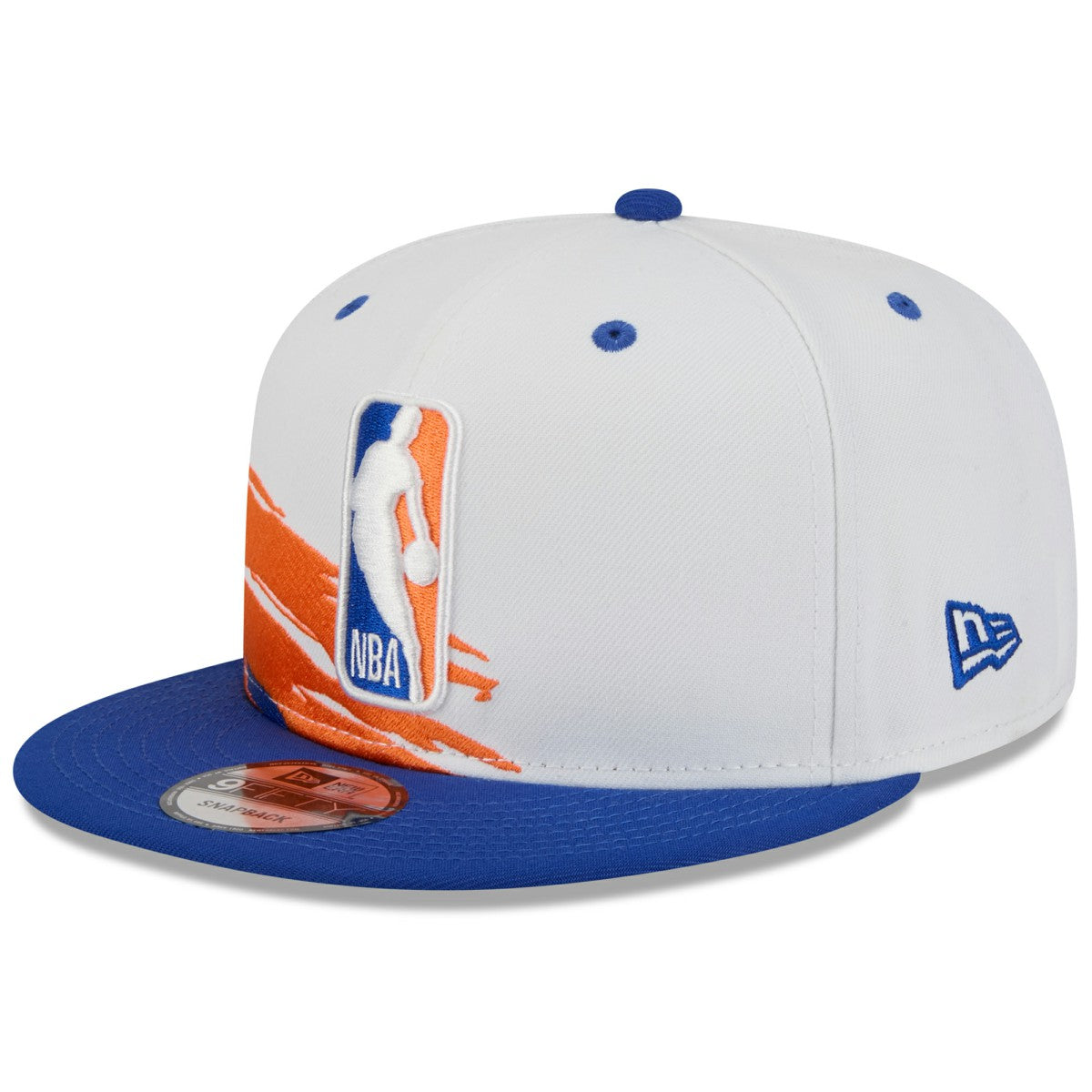 New Era New York Knicks 2026 NBA All-Star Game Brushstroke 9FIFTY Snapback Hat White/Blue