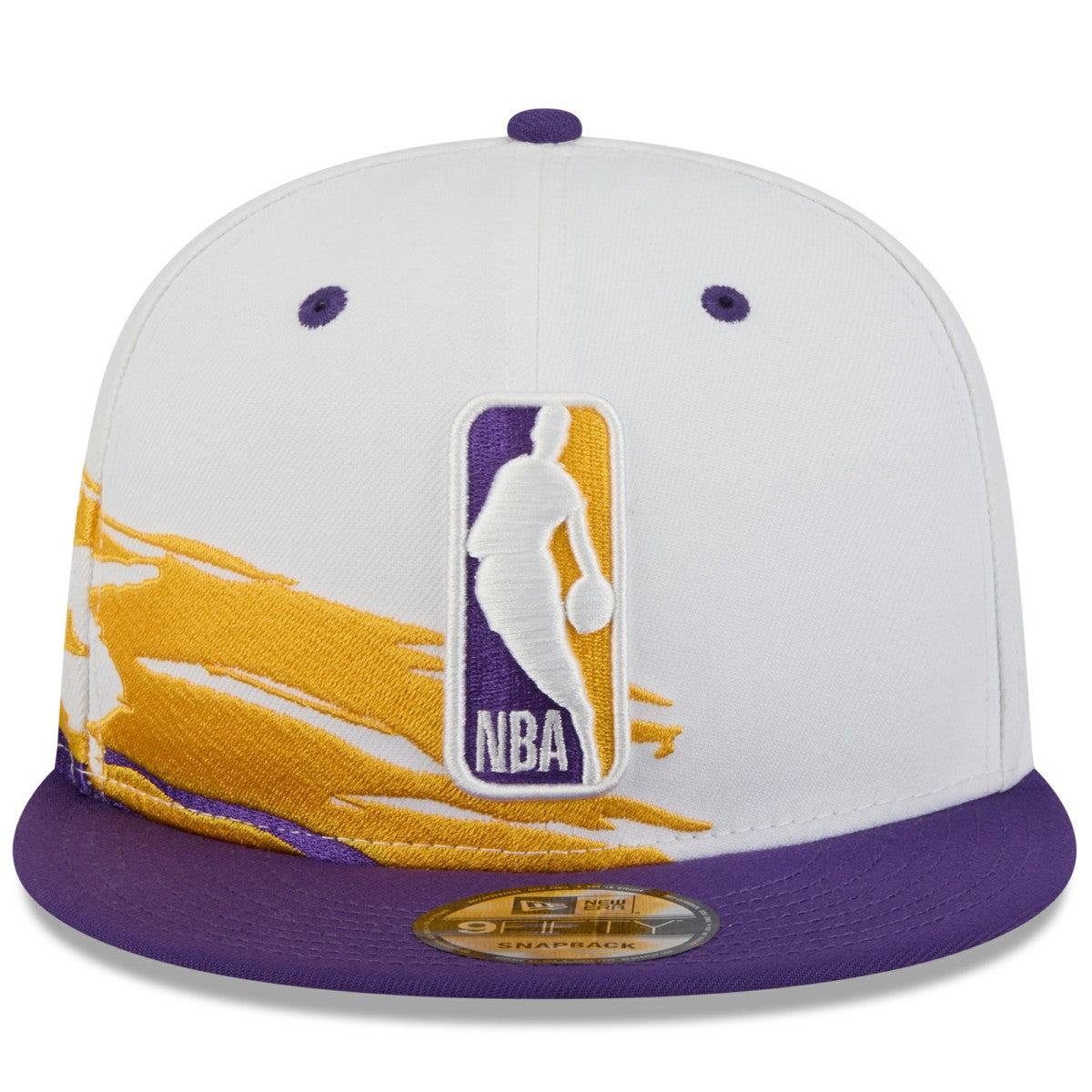 New Era Los Angeles Lakers 2026 NBA All-Star Game Brushstroke 9FIFTY Snapback Hat White/Purple