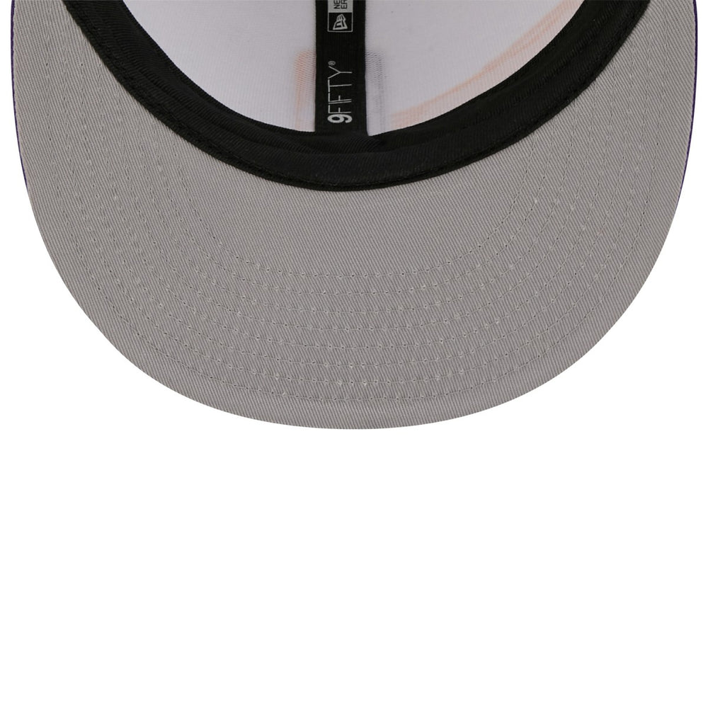New Era Los Angeles Lakers 2026 NBA All-Star Game Brushstroke 9FIFTY Snapback Hat White/Purple