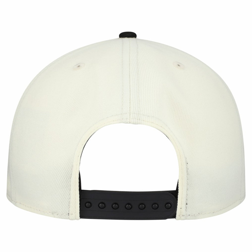 New Era Chicago Bulls Stretched 2-Tone A-Frame 9FIFTY Adjustable Hat Cream/Black