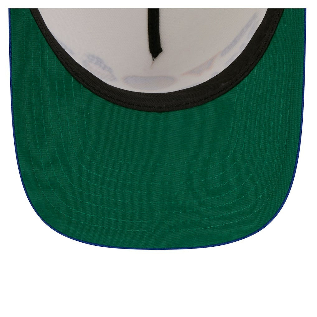New Era Golden State Warriors Stretched 2-Tone A-Frame 9FIFTY Adjustable Hat Cream/Royal