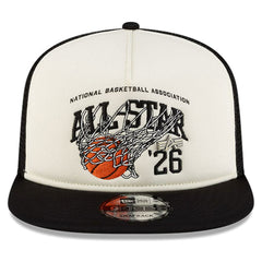 New Era 2026 NBA All-Star Game x Alpha Industries 9FIFTY Snapback Trucker Hat White/Black