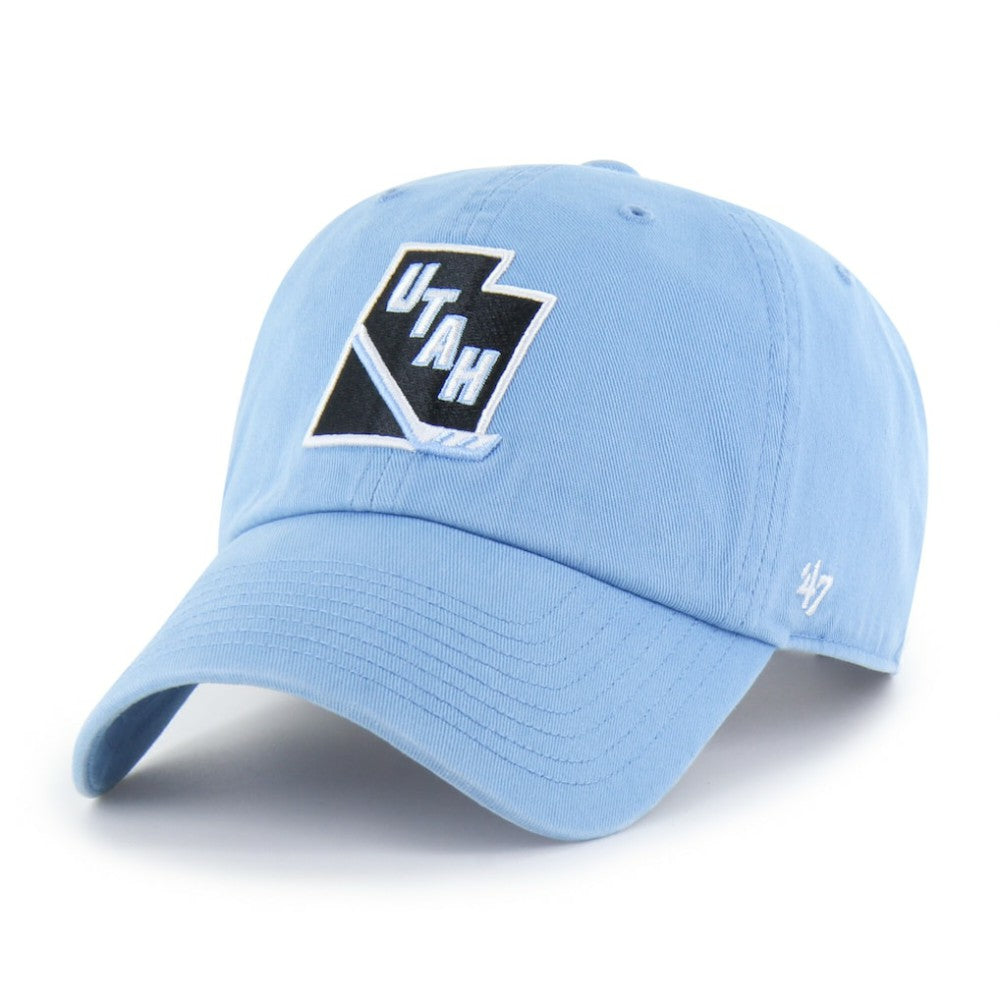 Utah Mammoth '47 Alternate Logo Clean Up Adjustable Hat - Light Blue | 47 brand sale
