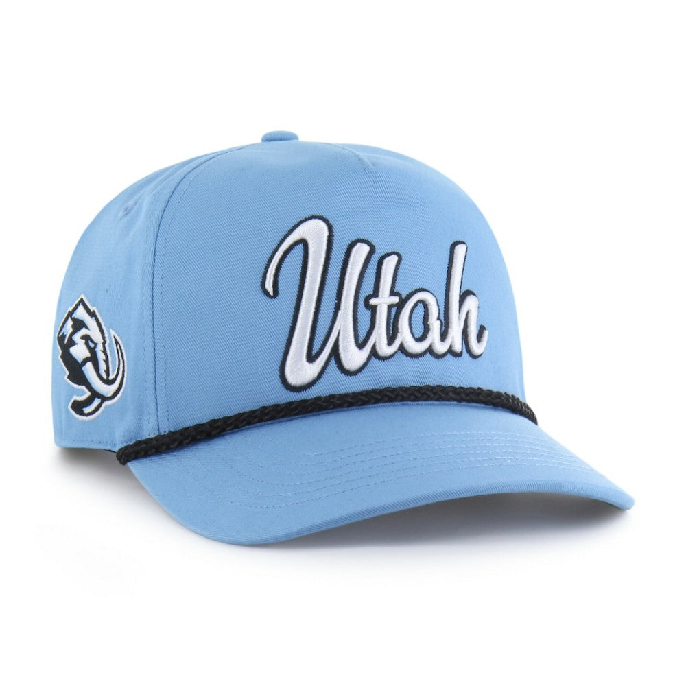 Utah Mammoth '47 Overhand Logo Side Patch Adjustable Hitch Hat - Light Blue | 47 brand Clearance