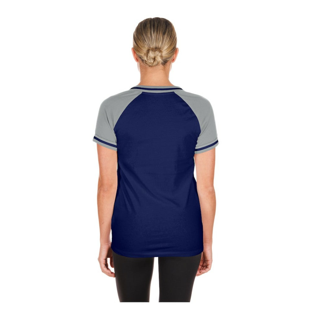 Los Angeles Dodgers New Era Women's Gameday V-Neck T-Shirt Outlet