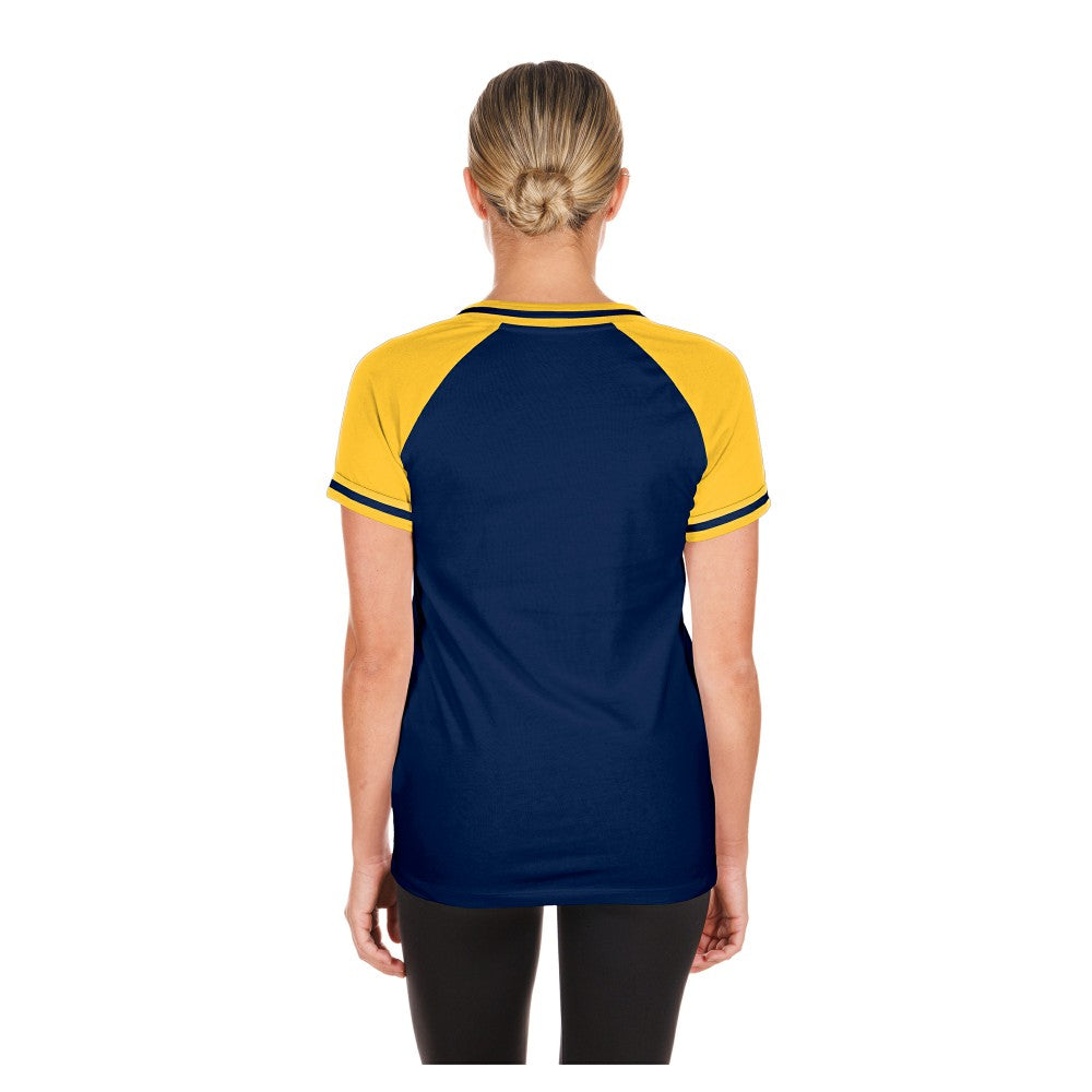 Milwaukee Brewers New Era Women's Gameday V-Neck T-Shirt Discount