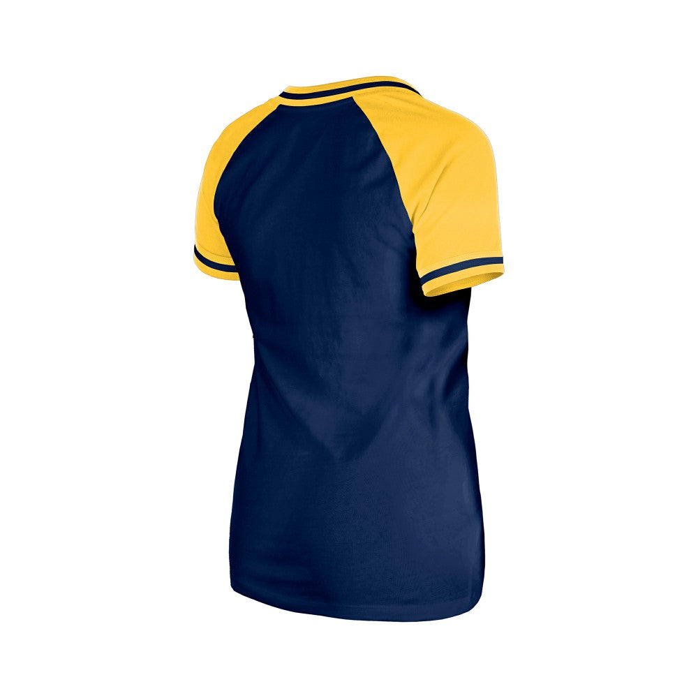 Milwaukee Brewers New Era Women's Gameday V-Neck T-Shirt Discount