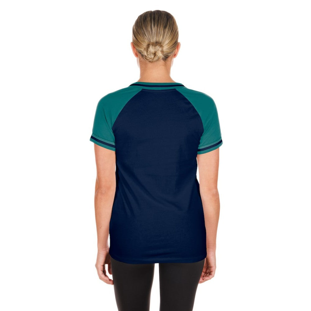 Seattle Mariners New Era Women's Gameday V-Neck T-Shirt for sale