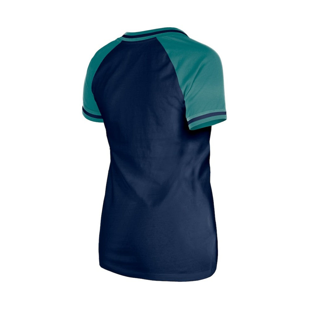 Seattle Mariners New Era Women's Gameday V-Neck T-Shirt for sale
