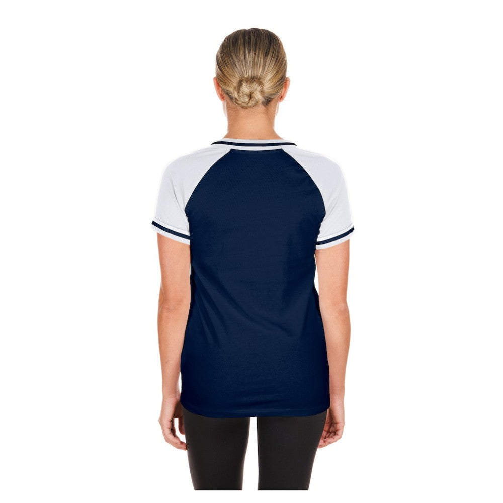 Chicago Cubs New Era Women's Gameday V-Neck T-Shirt Sale