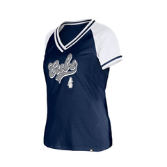 Chicago Cubs New Era Women's Gameday V-Neck T-Shirt Sale