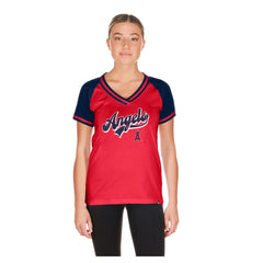 Los Angeles Angels New Era Women's Gameday V-Neck T-Shirt Sale