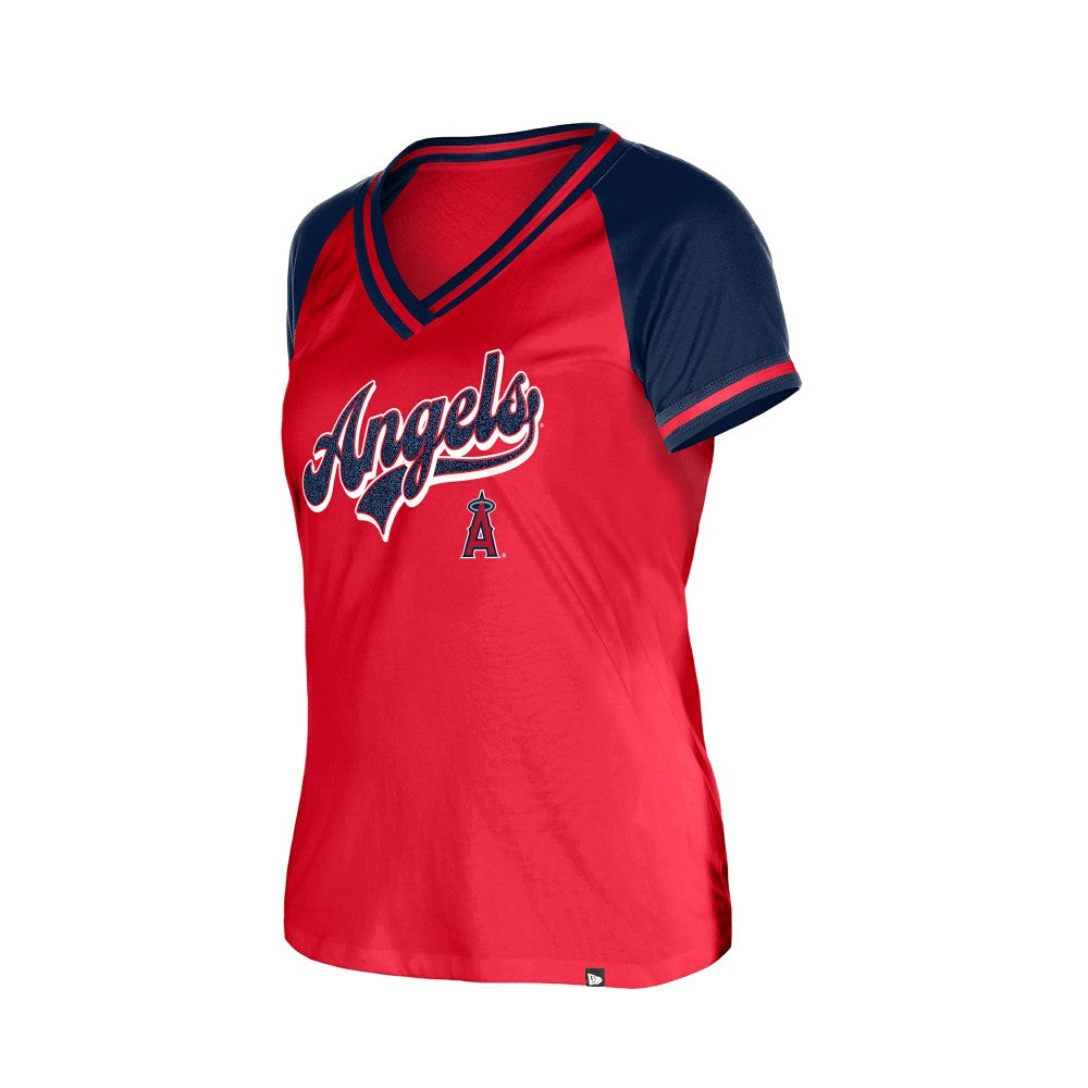 Los Angeles Angels New Era Women's Gameday V-Neck T-Shirt Sale