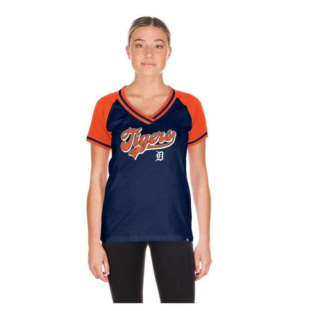 Detroit Tigers New Era Women's Gameday V-Neck T-Shirt Near Me