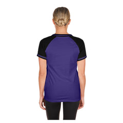 Colorado Rockies New Era Women's Gameday V-Neck T-Shirt Discount