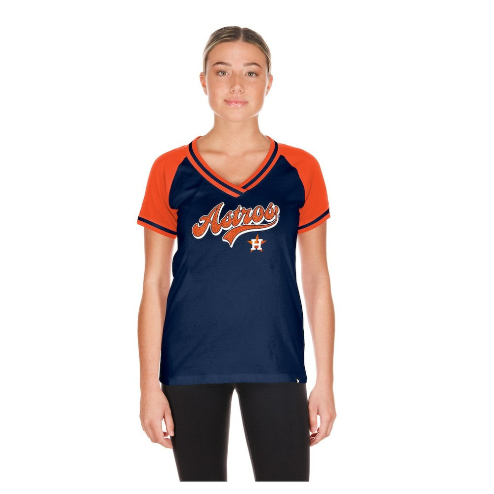 Houston Astros New Era Women's Gameday V-Neck T-Shirt Outlet