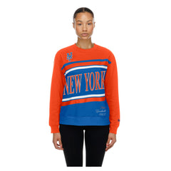 New York Mets New Era Women's Gameday Fleece Sweatshirt Outlet