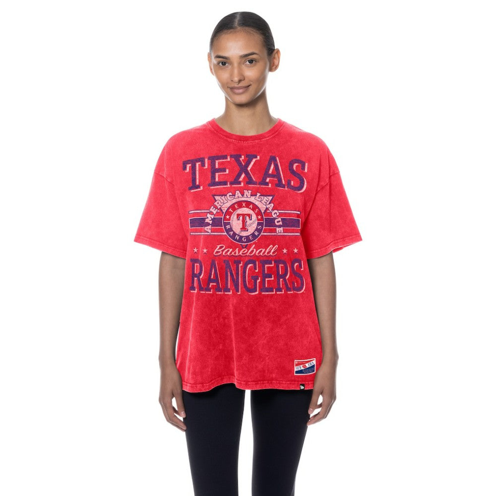 Texas Rangers New Era Women's Oversized Boyfriend T-Shirt Online