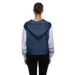 New York Yankees New Era Women's Boxy Lace-Up Hoodie Sale