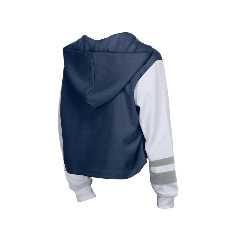 New York Yankees New Era Women's Boxy Lace-Up Hoodie Sale