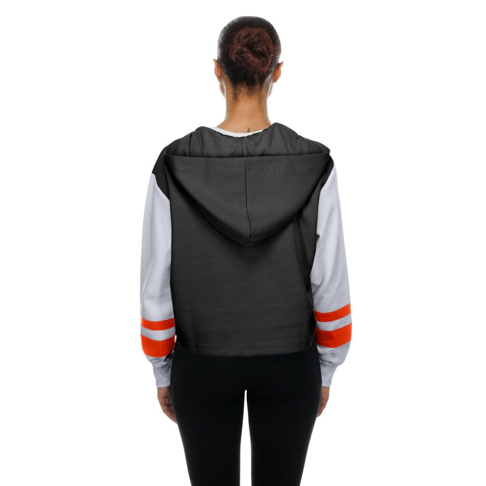 Baltimore Orioles New Era Women's Boxy Lace-Up Hoodie Discount