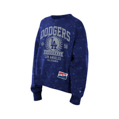 Los Angeles Dodgers New Era Women's Throwback Oversized Boxy Sweatshirt Discount