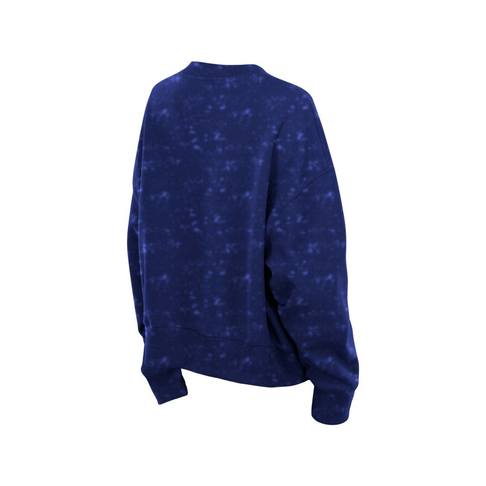 Los Angeles Dodgers New Era Women's Throwback Oversized Boxy Sweatshirt Discount