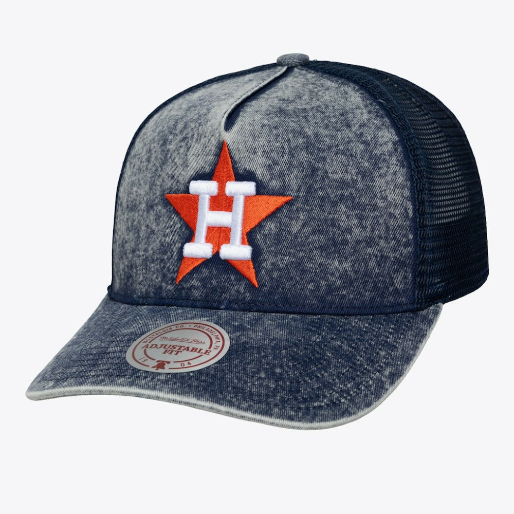 Houston Astros Mitchell & Ness Unisex Cooperstown Gameday Adjustable Trucker Hat Near Me