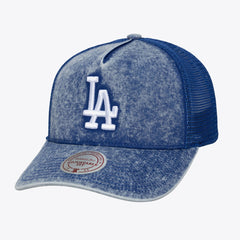 Los Angeles Dodgers Mitchell & Ness Unisex Gameday Adjustable Trucker Hat for sale
