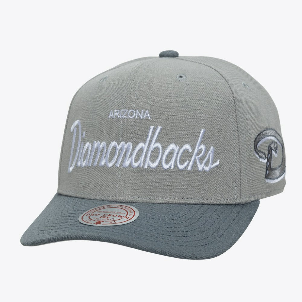 Arizona Diamondbacks Mitchell & Ness Cooperstown Thunderstorm Head Coach Pro-Crown Adjustable Hat for sale