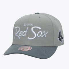 Boston Red Sox Mitchell & Ness Thunderstorm Head Coach Pro-Crown Adjustable Hat Sale