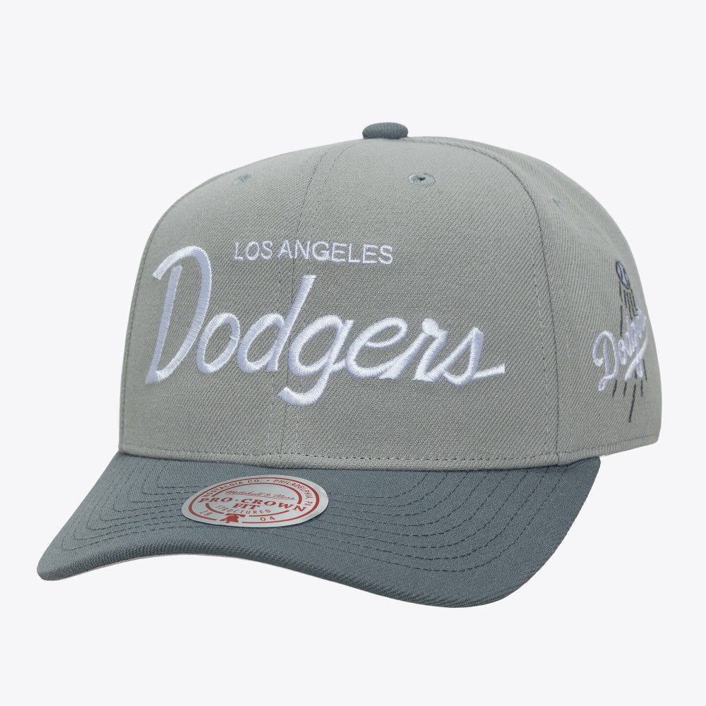 Los Angeles Dodgers Mitchell & Ness Thunderstorm Head Coach Pro-Crown Adjustable Hat Sale