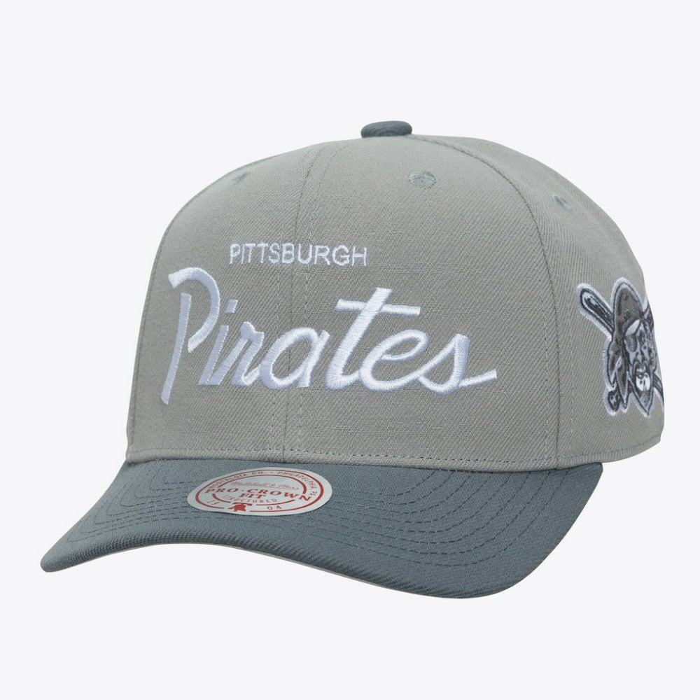 Pittsburgh Pirates Mitchell & Ness Thunderstorm Head Coach Pro-Crown Adjustable Hat Online
