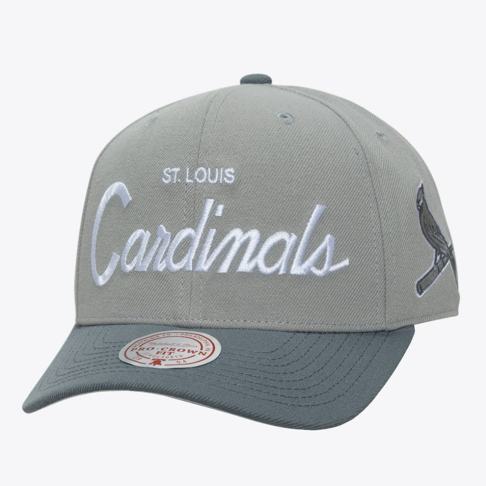 St. Louis Cardinals Mitchell & Ness Thunderstorm Head Coach Pro-Crown Adjustable Hat Outlet