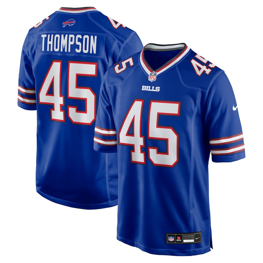 Shaq Thompson Buffalo Bills Team Game Jersey - Royal - Nike