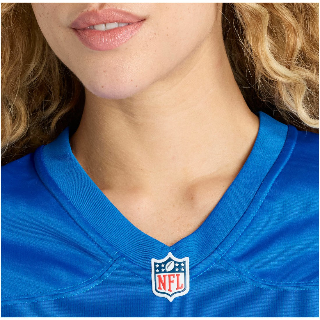 Tyleik Williams Detroit Lions Women's Team Game Jersey - Blue - Nike