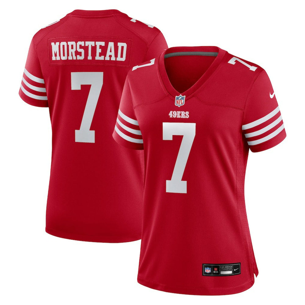 Thomas Morstead San Francisco 49ers Women's Team Game Jersey - Scarlet - Nike