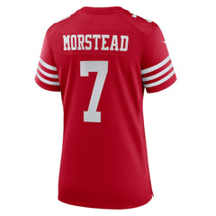 Thomas Morstead San Francisco 49ers Women's Team Game Jersey - Scarlet - Nike