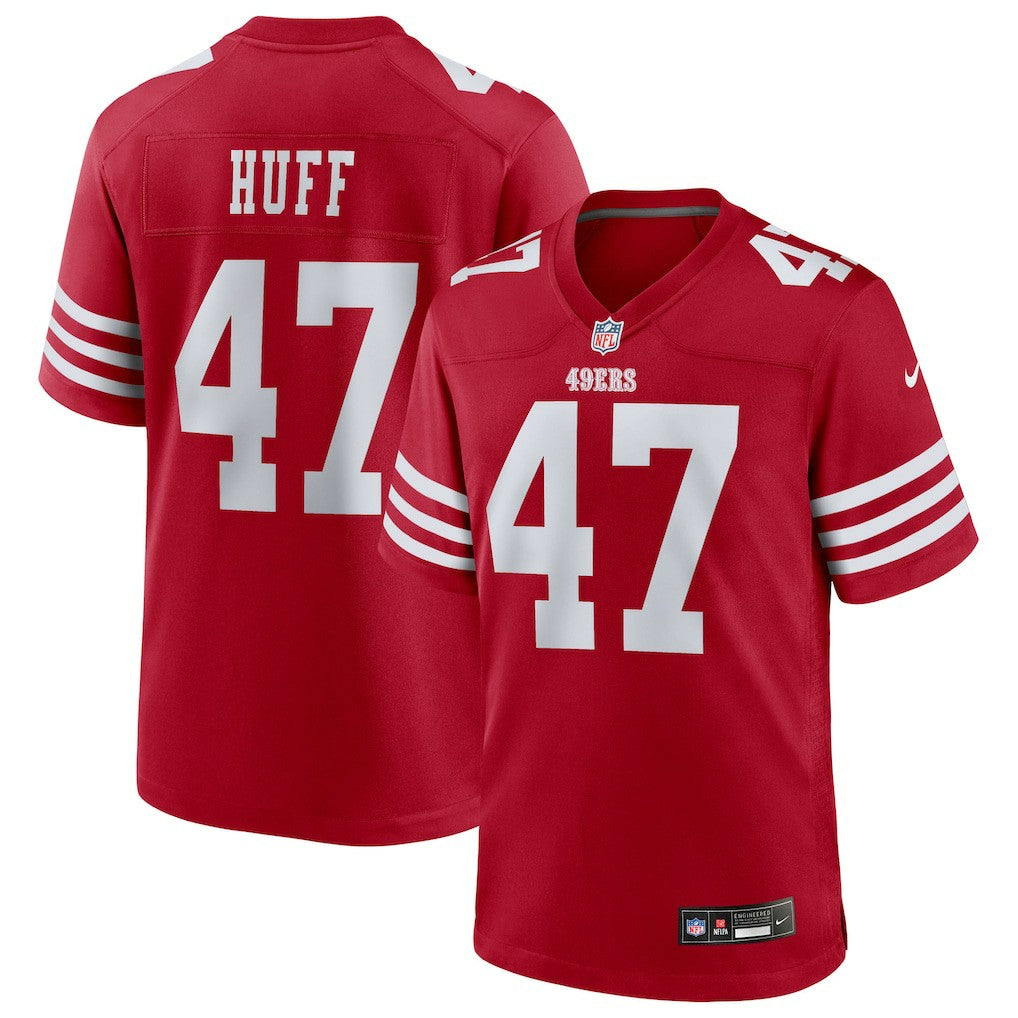 Bryce Huff San Francisco 49ers Team Game Jersey - Scarlet - Nike
