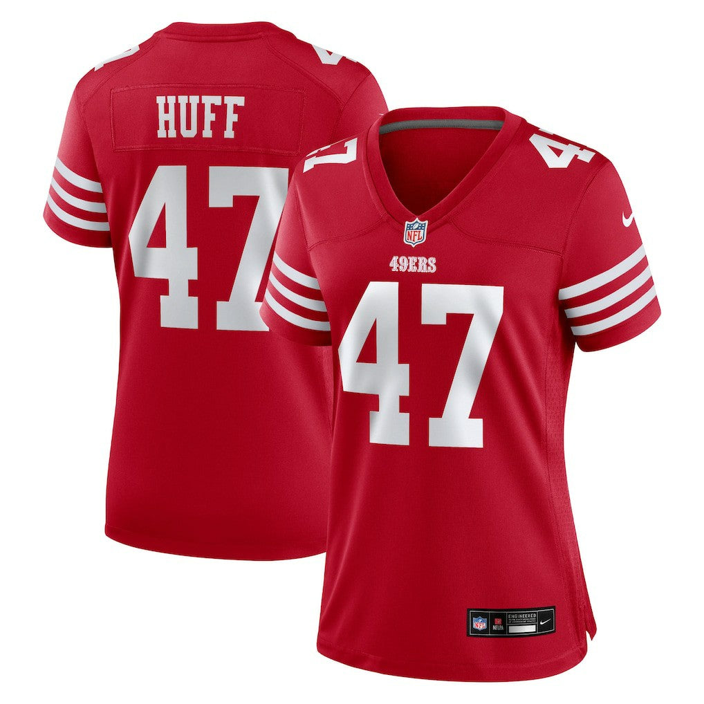 Bryce Huff San Francisco 49ers Women's Team Game Jersey - Scarlet - Nike