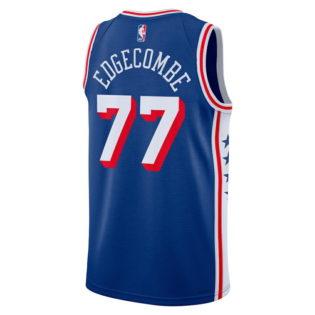 Nike V. J. Edgecombe Philadelphia 76ers Unisex 2025 NBA Draft First Round Pick Swingman Jersey Icon Edition Royal