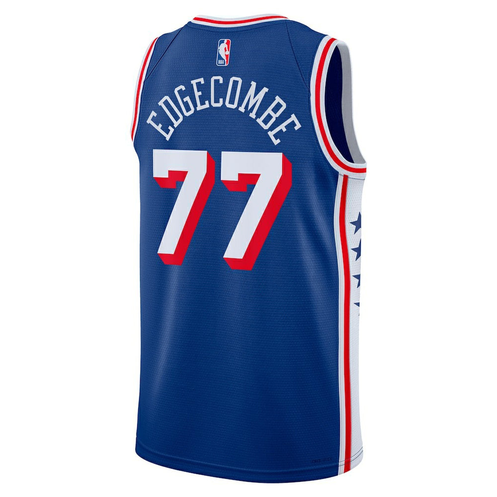 Nike V. J. Edgecombe Philadelphia 76ers Unisex 2025 NBA Draft First Round Pick Swingman Jersey Icon Edition Royal
