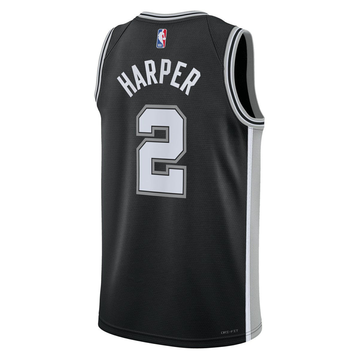 Nike Dylan Harper San Antonio Spurs Unisex 2025 NBA Draft First Round Pick Swingman Jersey Icon Edition Black