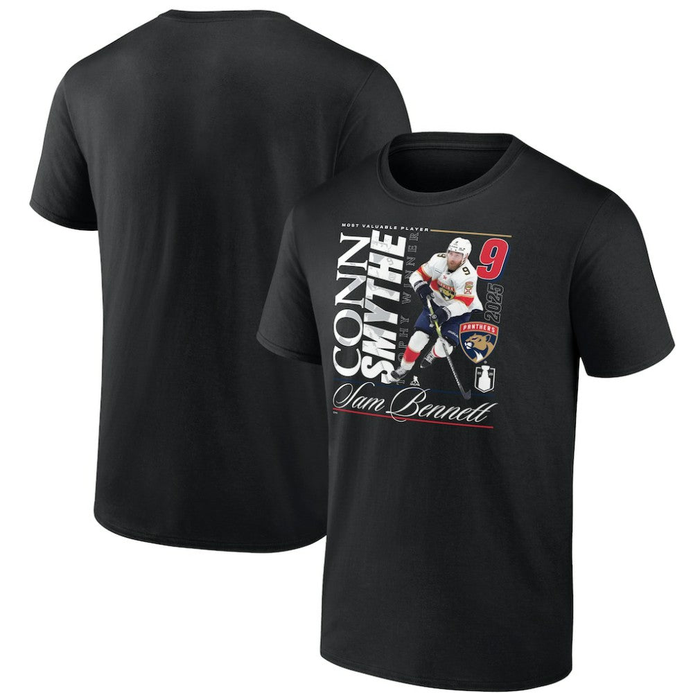 Sam Bennett Florida Panthers 2025 Conn Smythe Winner T-Shirt - Black | NHL Clearance