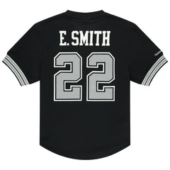 Emmitt Smith Dallas Cowboys Retired Player Name & Number Mesh Top - Black - Mitchell & Ness