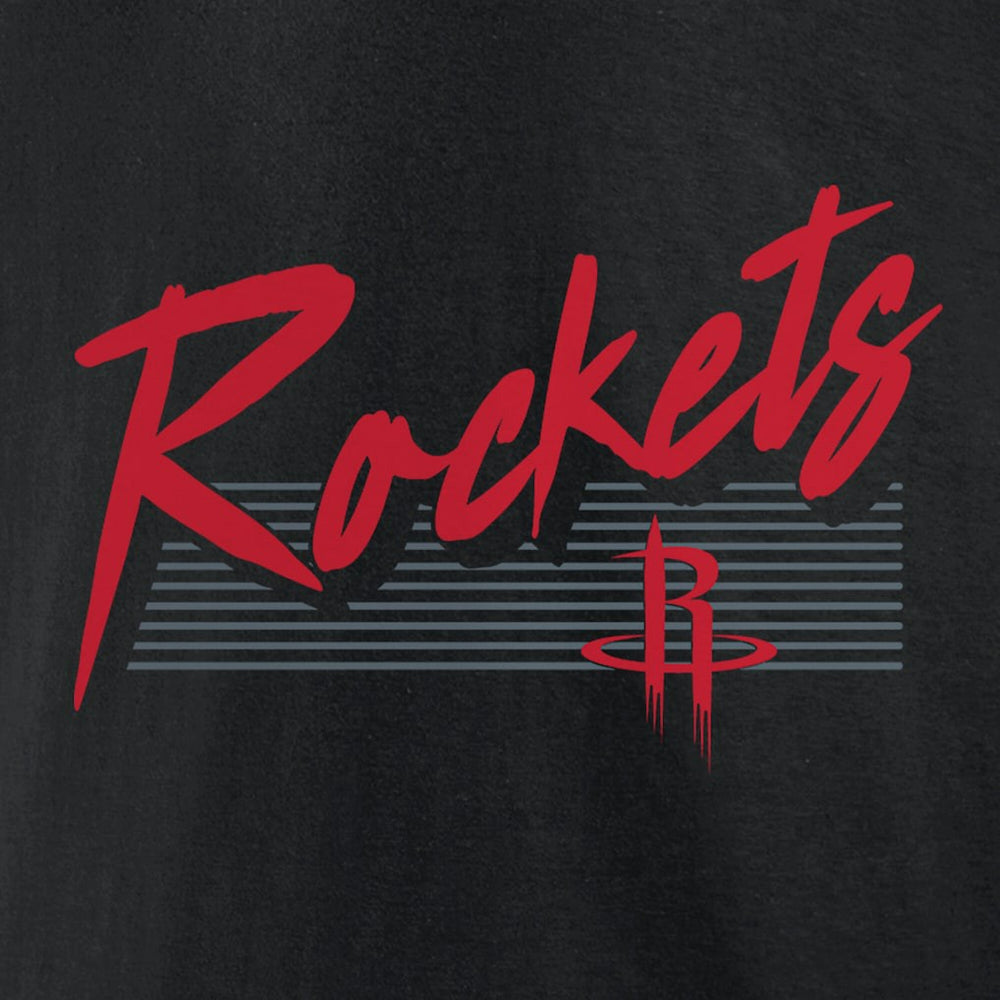 Houston Rockets Color Block Slant Quick Strike T-Shirt Black