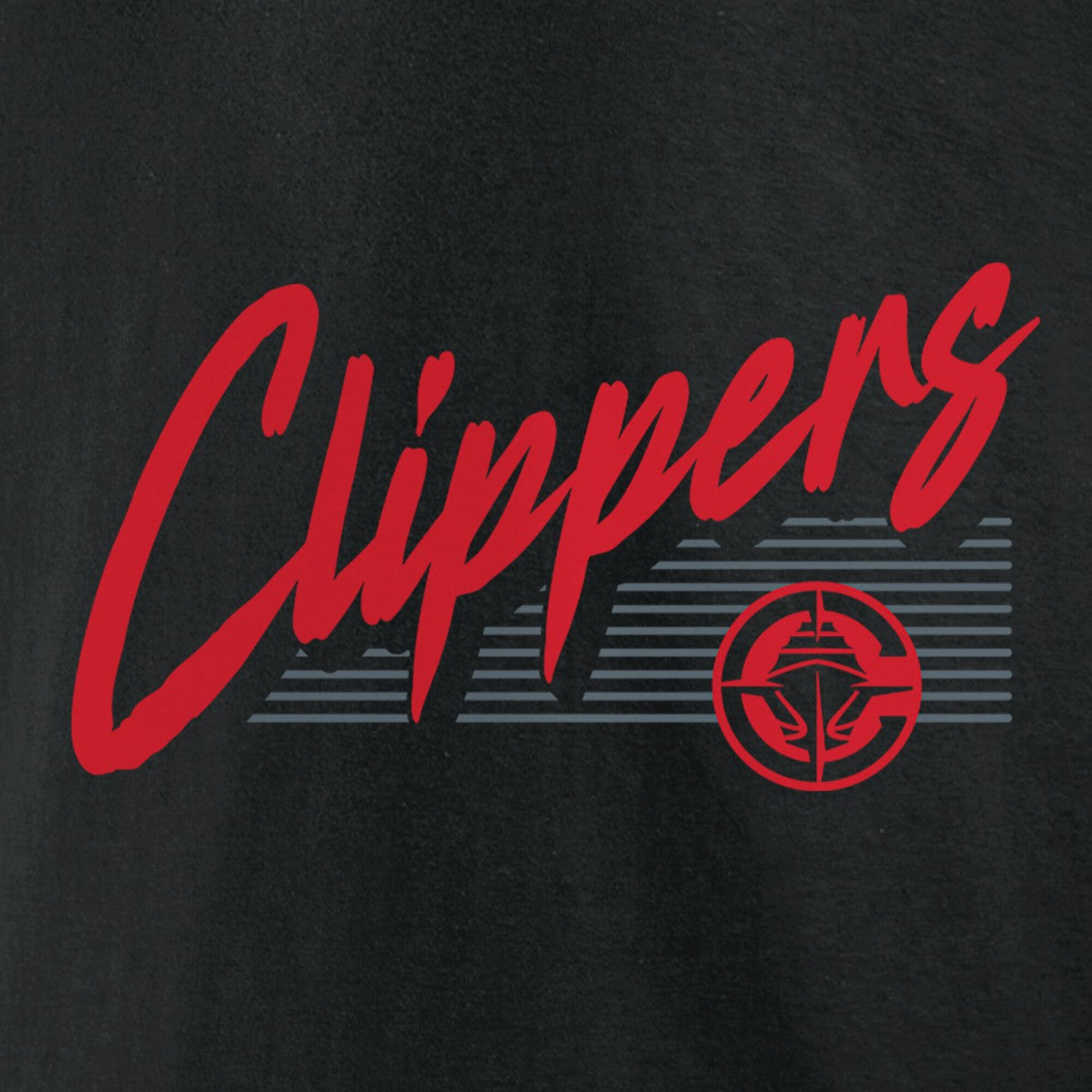 LA Clippers Color Block Slant Quick Strike T-Shirt Black
