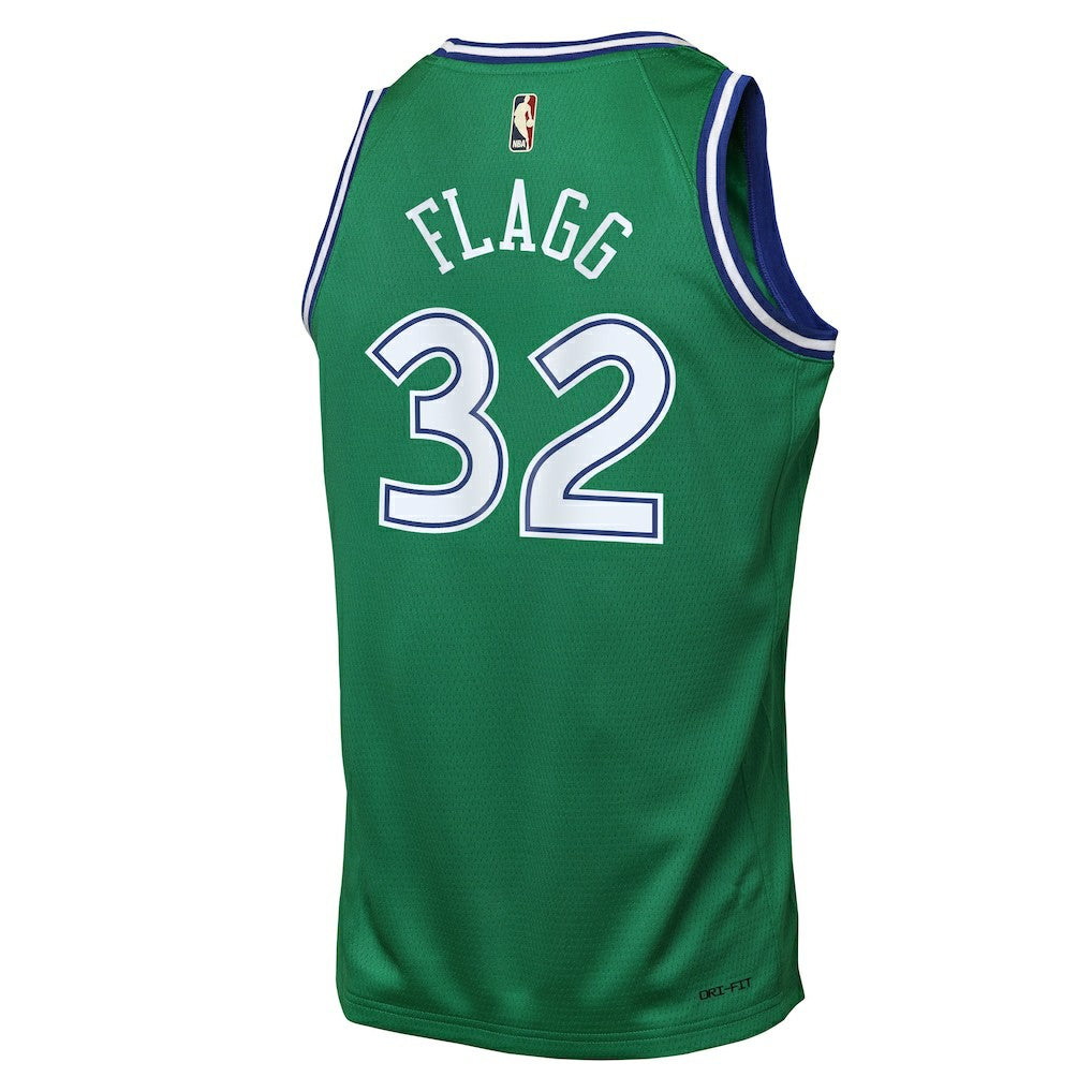 Nike Cooper Flagg Dallas Mavericks Youth Swingman Jersey Classic Editi- Green